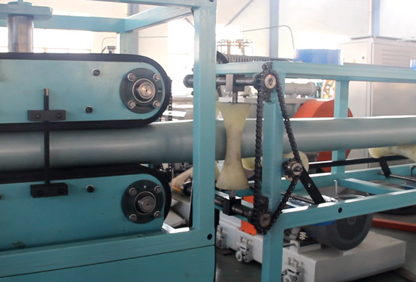 XPS foam insulation pipe production line