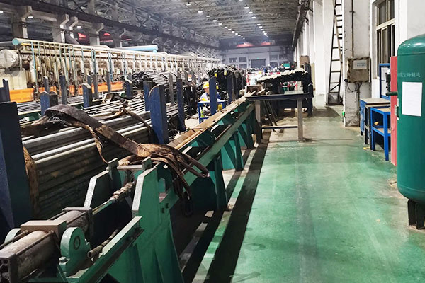 Steel pipe cold rolling production line