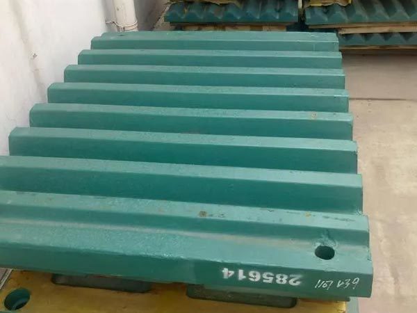 Jaw plate UNS J91339