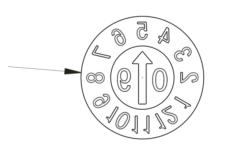 模具日期章标准件字体和箭头雕刻深度标准