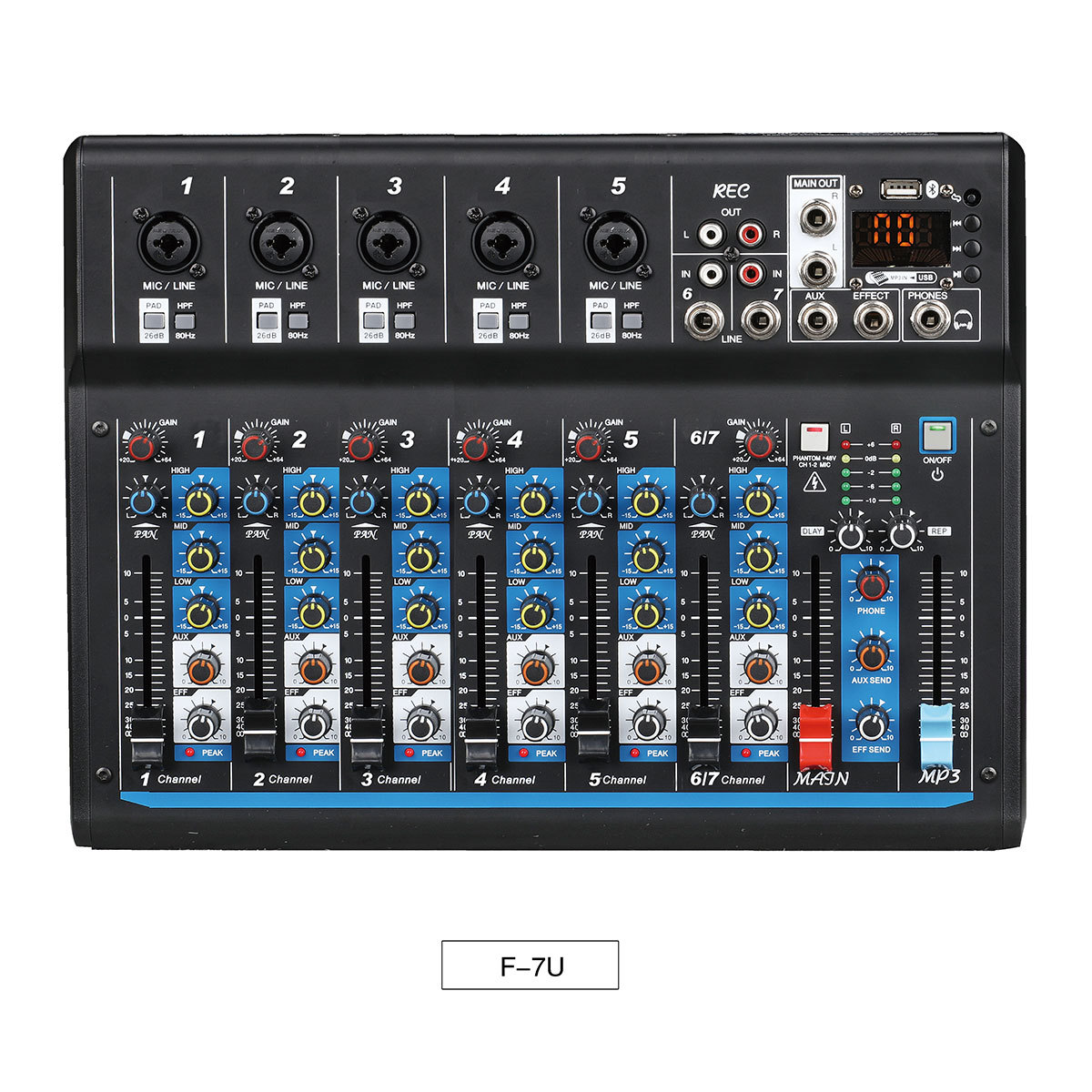 Live Audio Sound Mixing Console