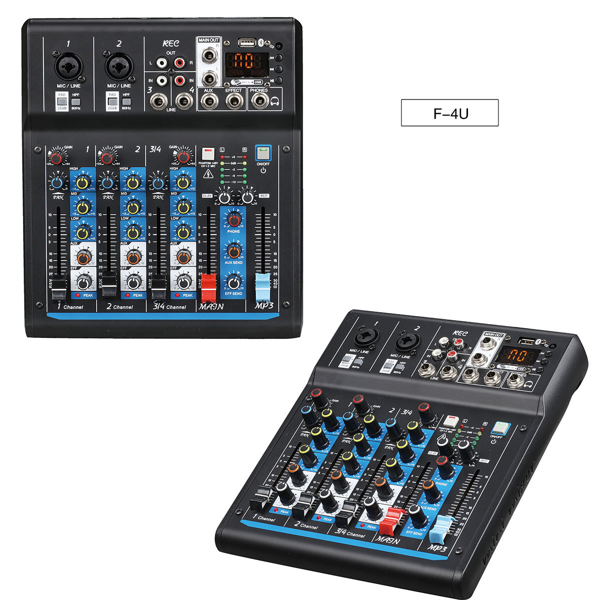Mini BT audio mixer F-4U