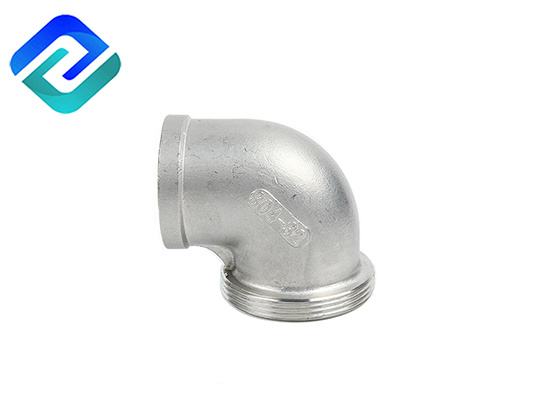  Casting stainless steel 90 degree elbow screw pipe fitting 