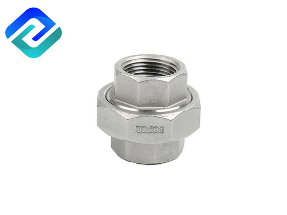 Stainless steel lost wax casting Union ,with thread end