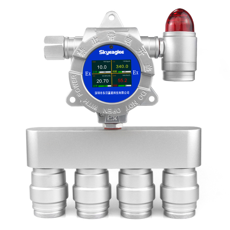 固定式四合一氣體濃度檢測報(bào)警儀