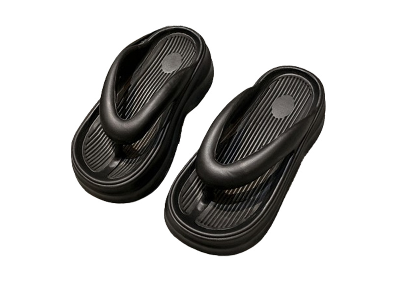 Heightening thick-soled EVA slippers New style beach shoes Flip-flops thick-soled flip-flops