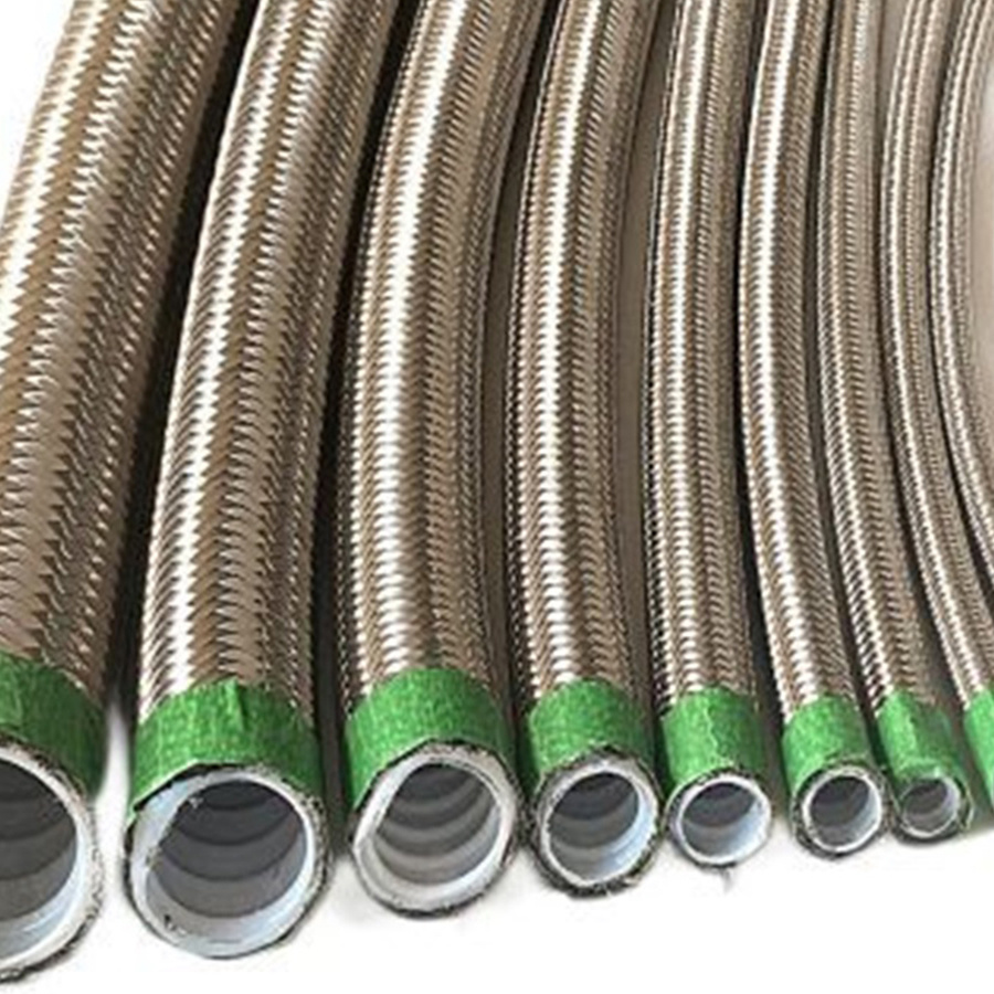 Fuelle de teflón trenzado de acero inoxidable