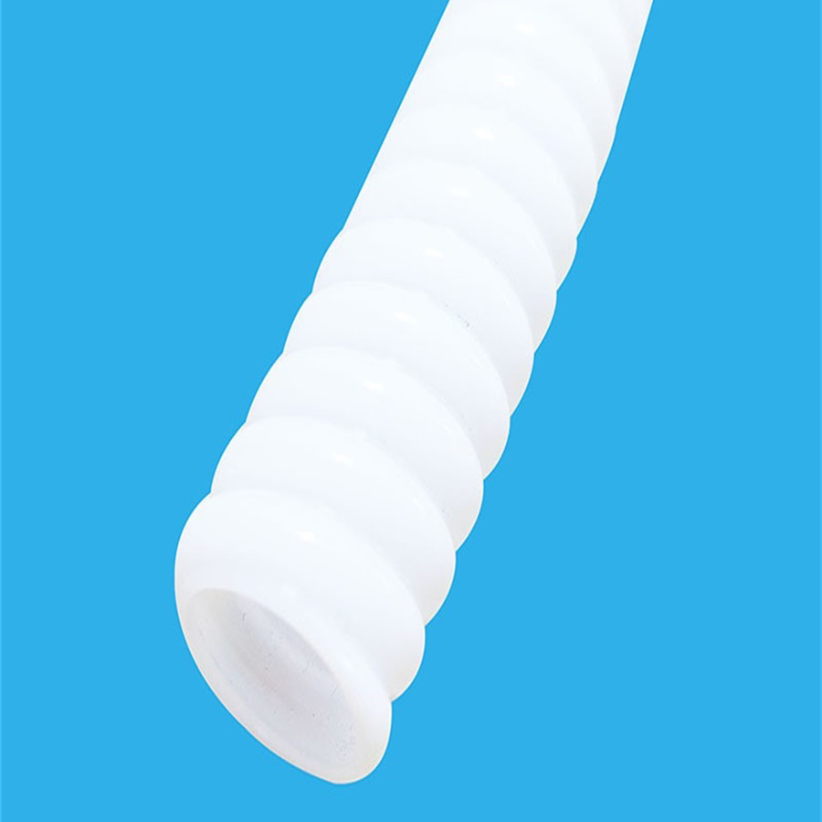Fuelle de teflón blanco lechoso