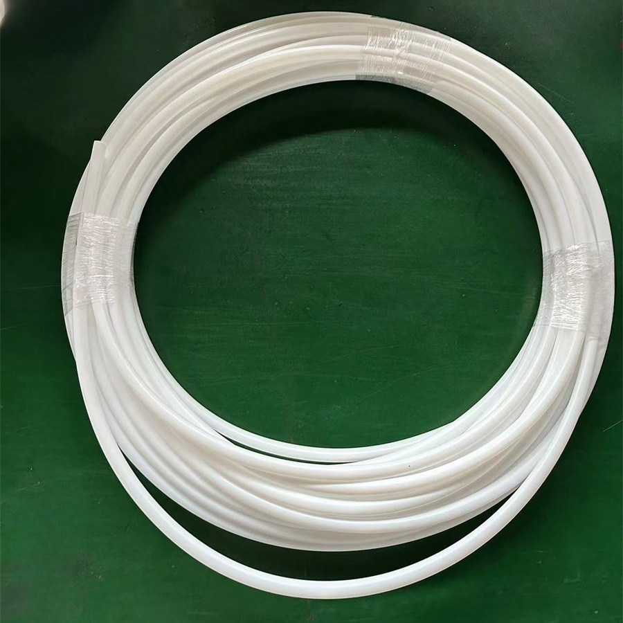 Milky teflon straight pipe