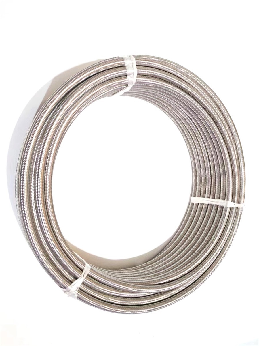 Stainless Steel Braided Teflon Straight Tube