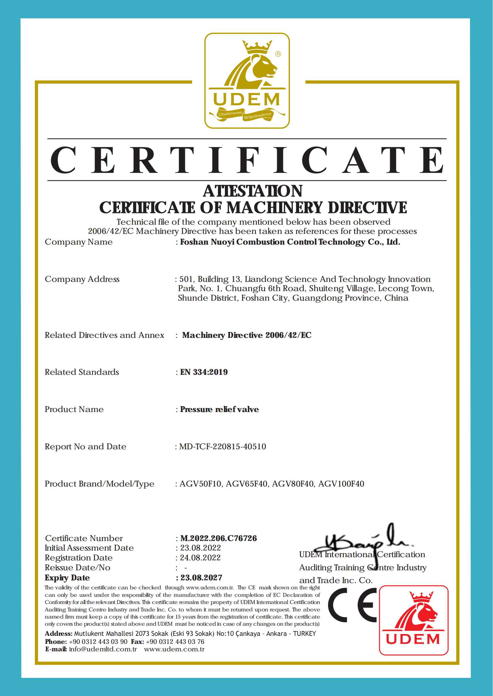CERTIFICATE 2