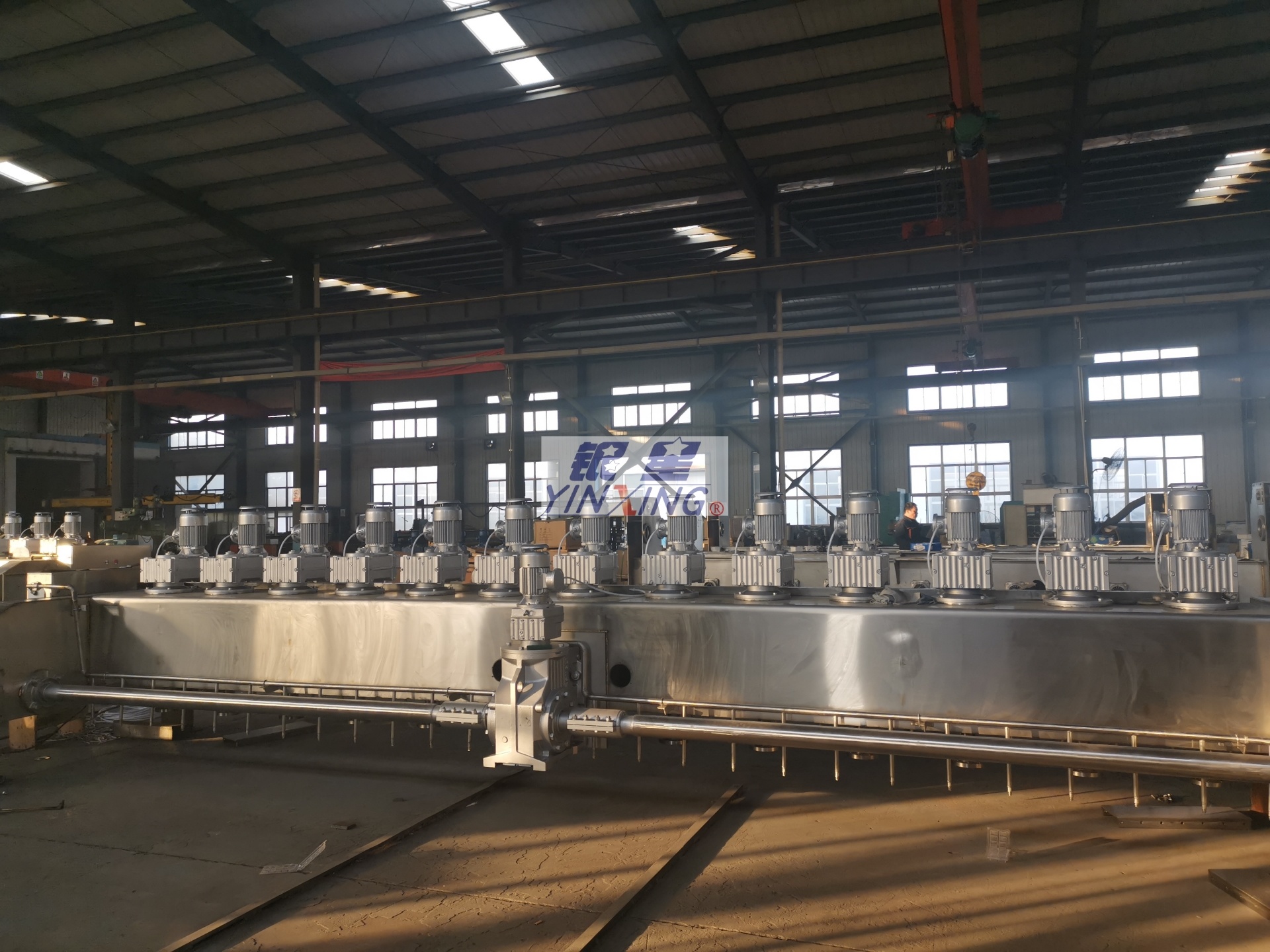 Annual malting system of 80000t Saladin of Chunlei malt company is under construction by YinXing