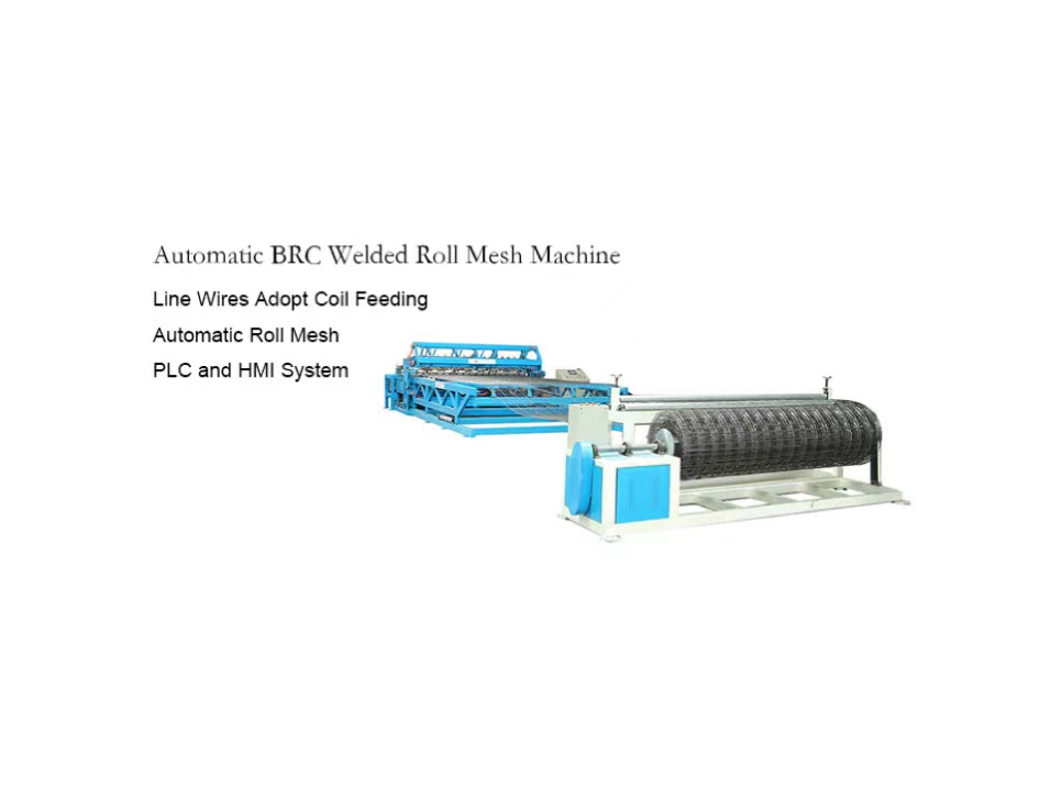 Automatic BRC Welded Roll Mesh Machine