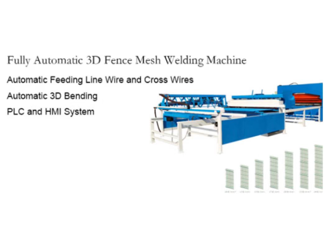 Fully Automatic 3D Fence Mesh Welding Machine