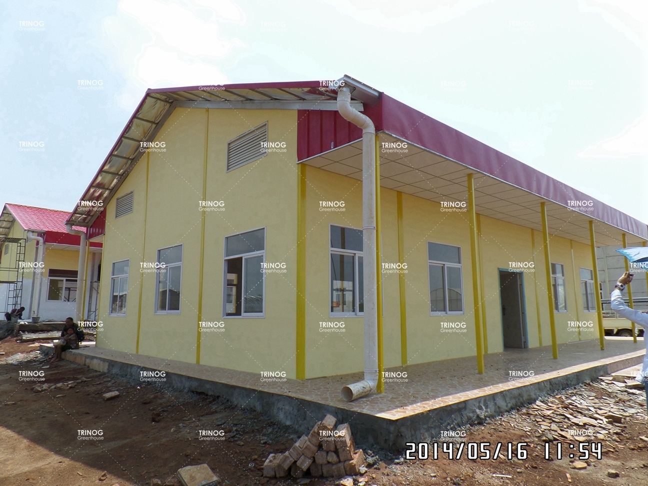 Indonesia Prefabricated Light Steel Staff House