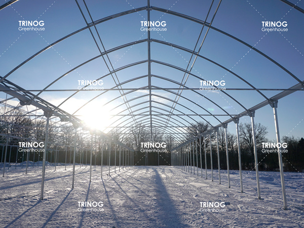 瑞典雪区蔬菜薄膜温室