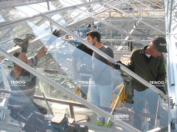 塞浦路斯岛蔬菜水培玻璃温室