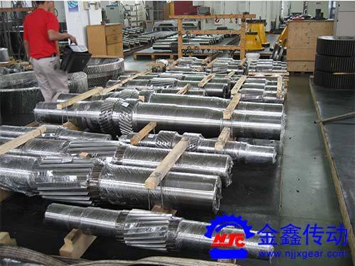 Structural features of gear shaft