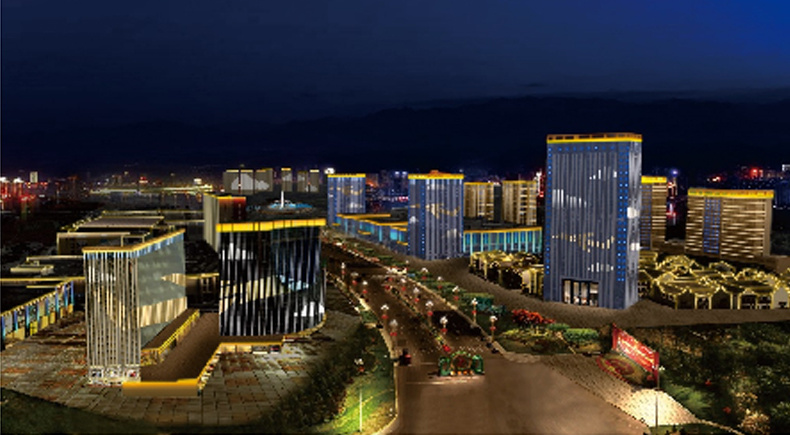 簡(jiǎn)陽(yáng)夜景亮化效果 簡(jiǎn)陽(yáng)夜景亮化效果