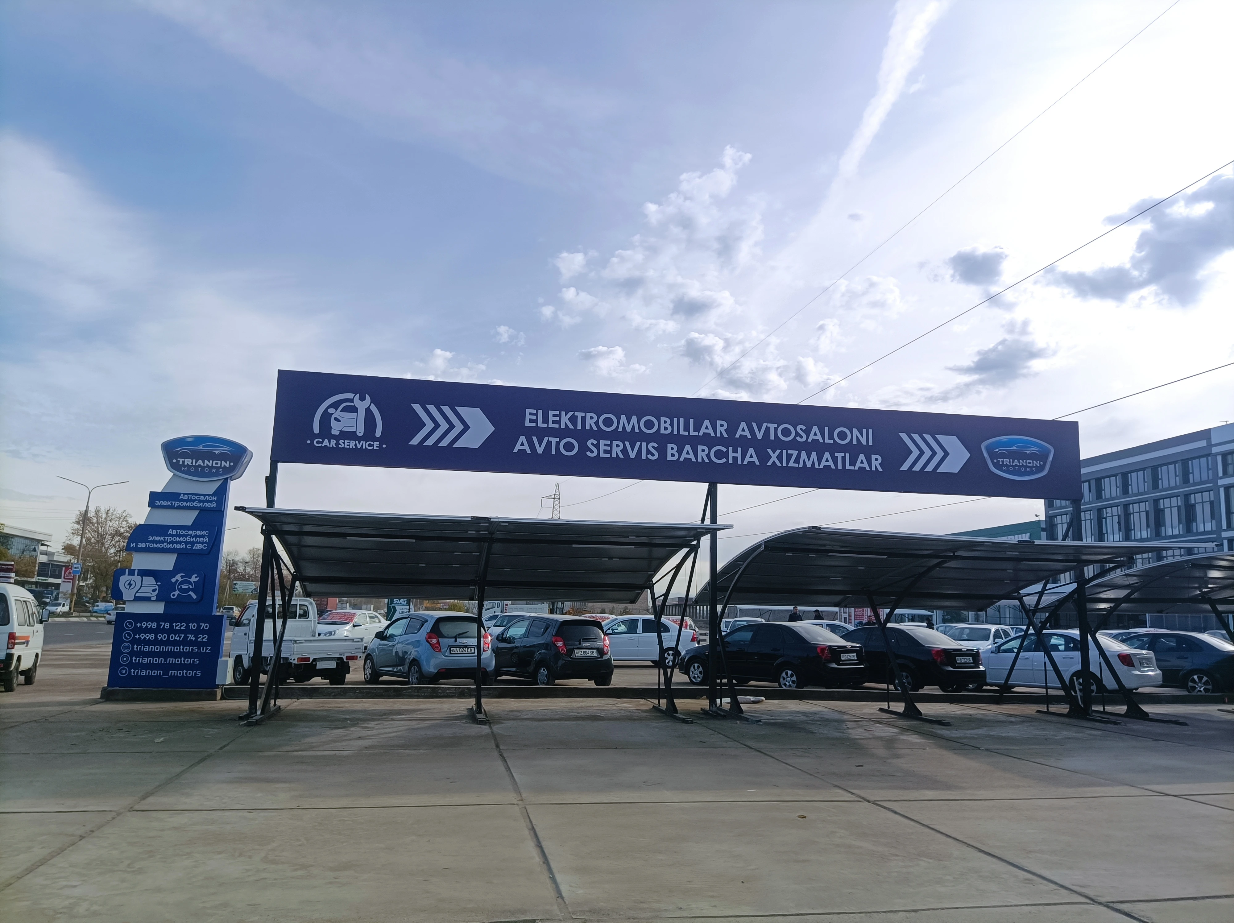 The largest 4S station in Tashkent, Uzbekistan opened
