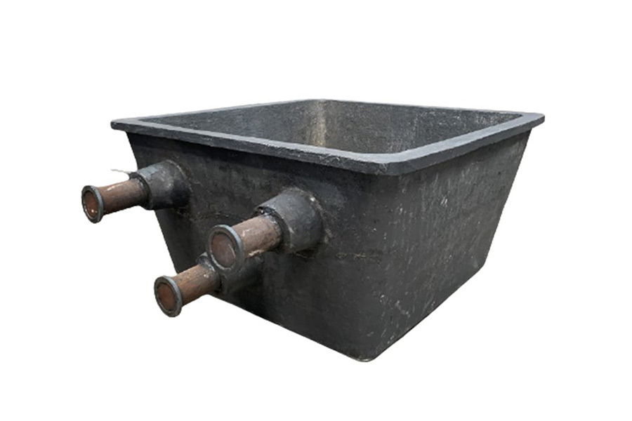 中国 足付器(水仙盆)　u6230707 0-4005-02 膿盆 210×117×30mm M-18-21 【AXEL】 アズワン