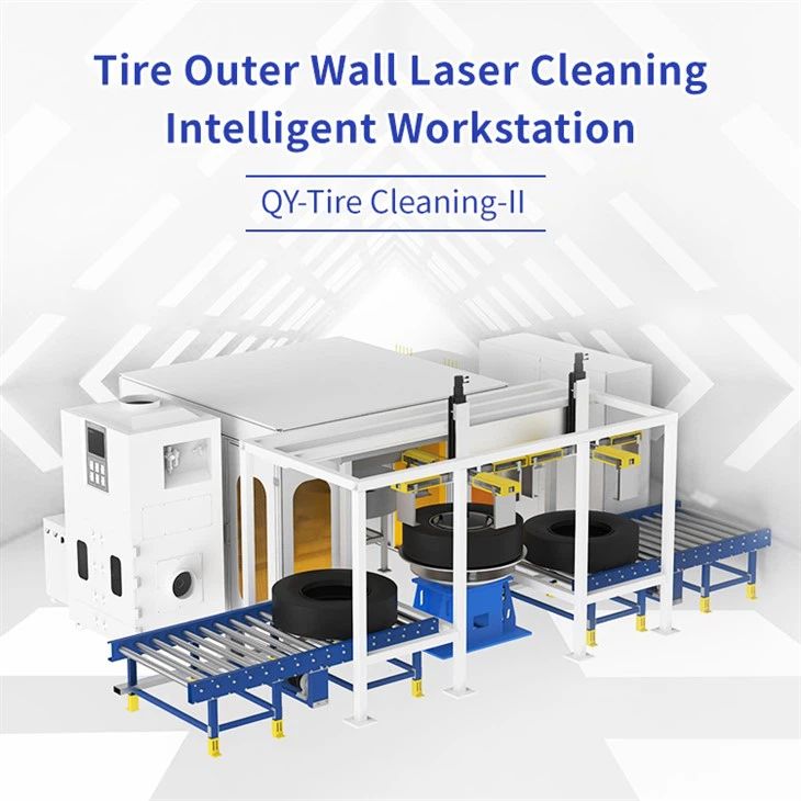 Tire Outer Wall Laser Cleaning Intelligent Workstation II