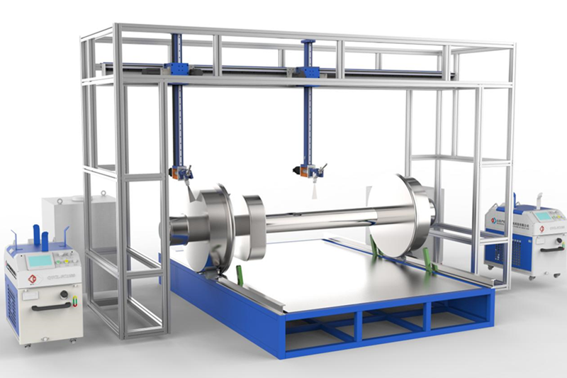 輪對全自動激光復合清洗設備