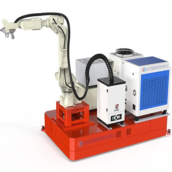 High-precison Mobile Laser Cleaning Workstation
