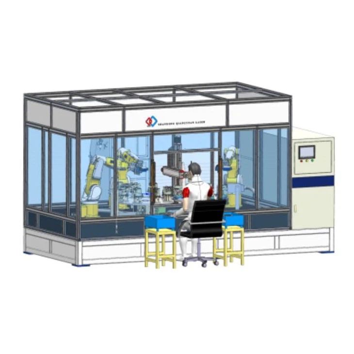 Customized Automation Solution - Laser Cleaning The Piston