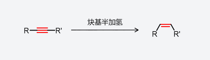 Selective alkynyl semi-hydrogenation Selective alkynyl semi-hydrogenation