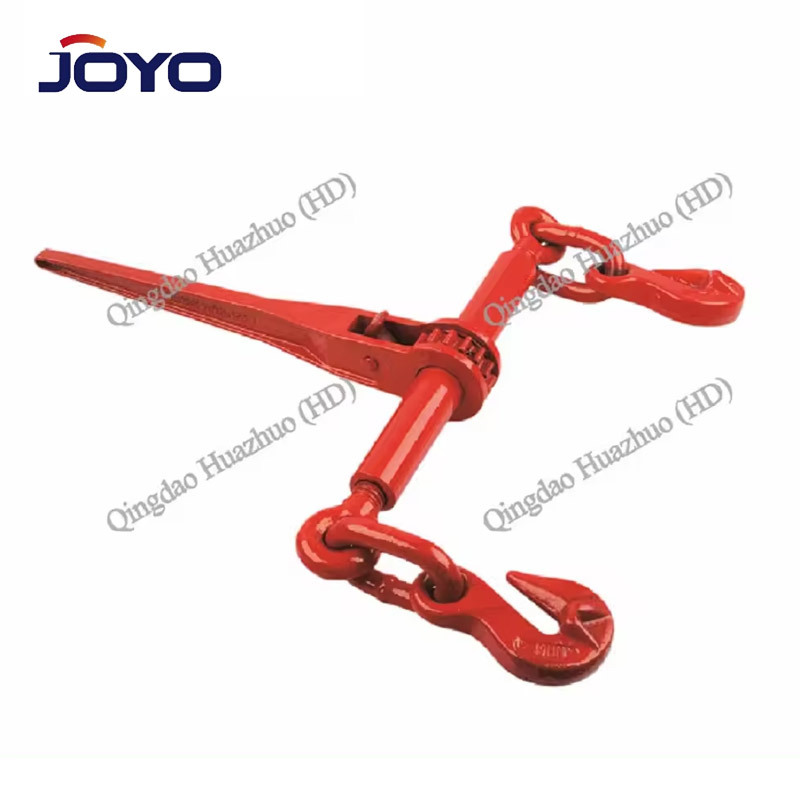 G70 G80 Red painted drop forged ratchet type load binder ,ISO9001