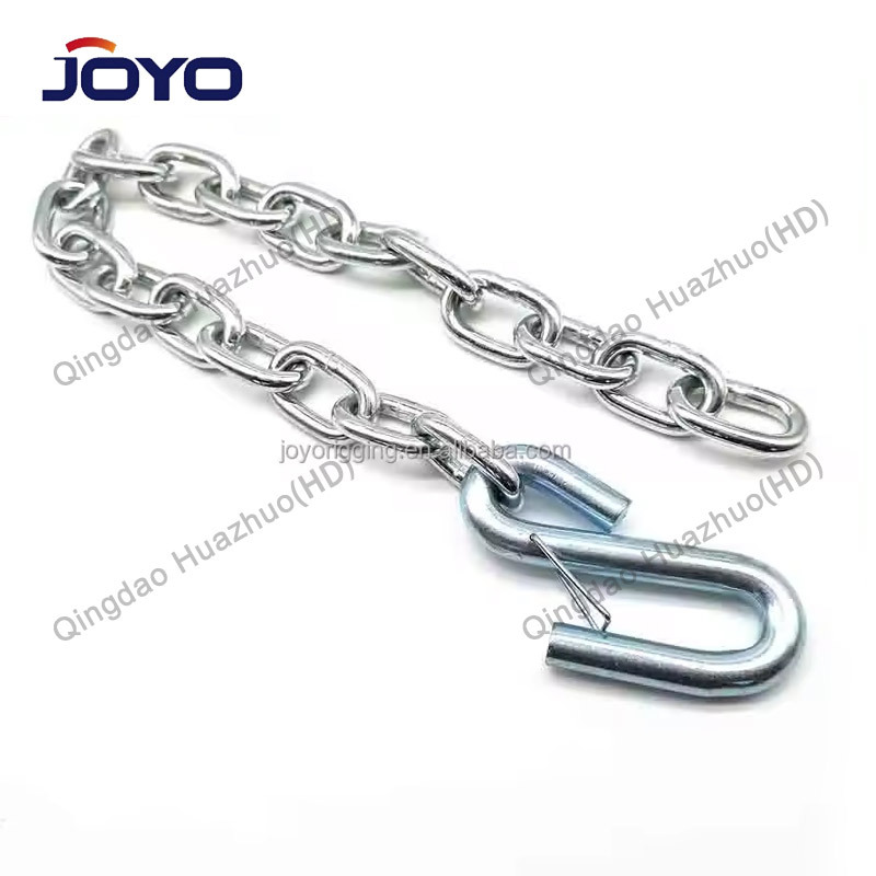 Galvanized Trailer Chain With S Hooks on Both Ends