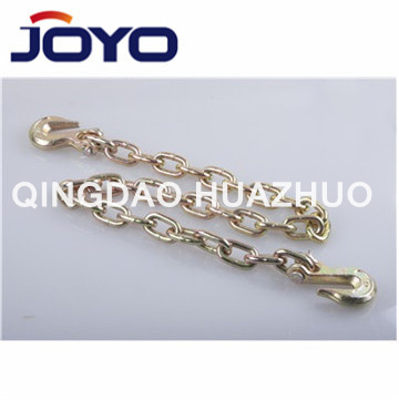 TIE DOWN CHAIN WITH CLEVIS/EYE GRAB HOOKS ON BOTH ENDS