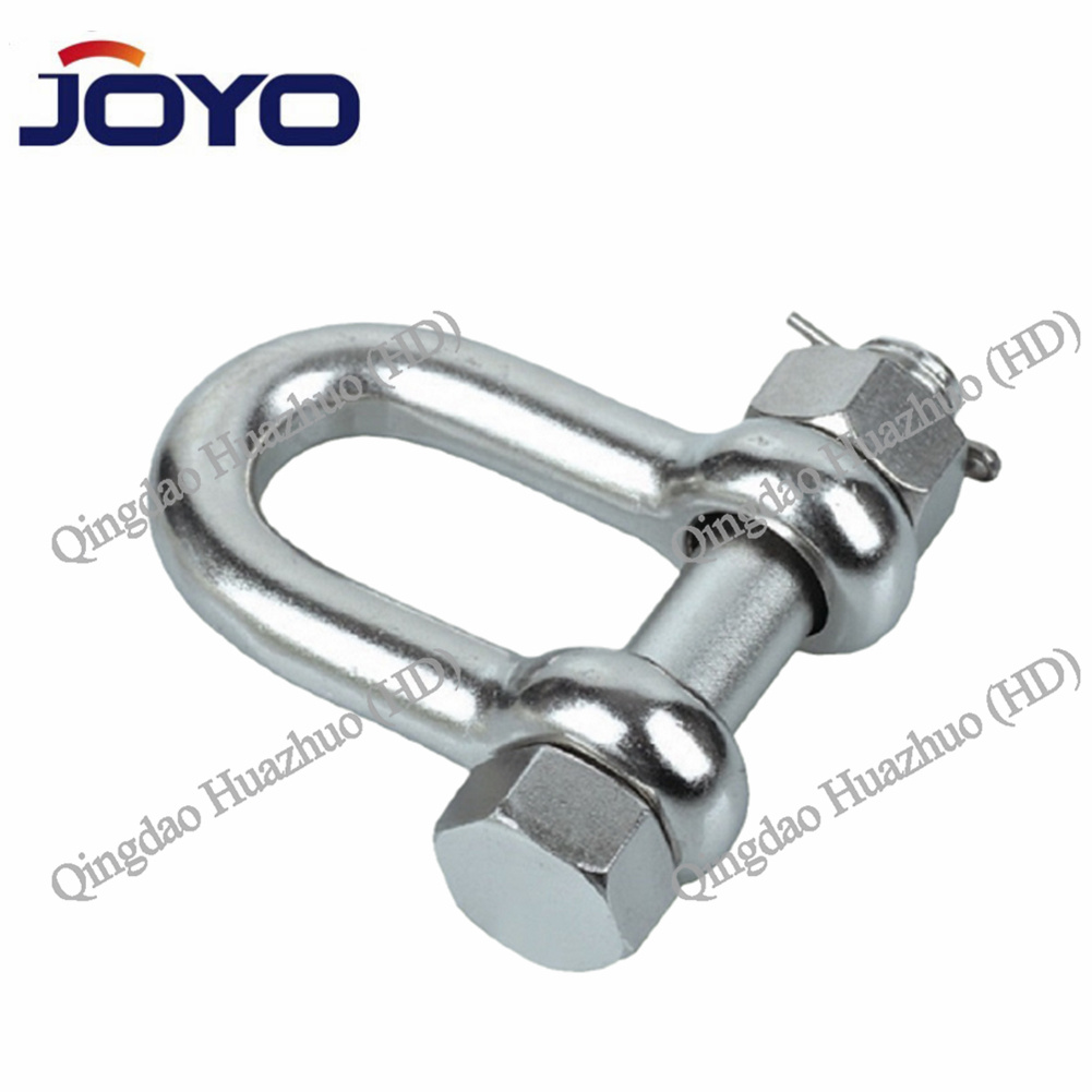 STAINLESS STEEL BOLT TYPE SAFETY CHAIN SHACKLE U.S. TYPE ,a.i.s.i 304 or 316