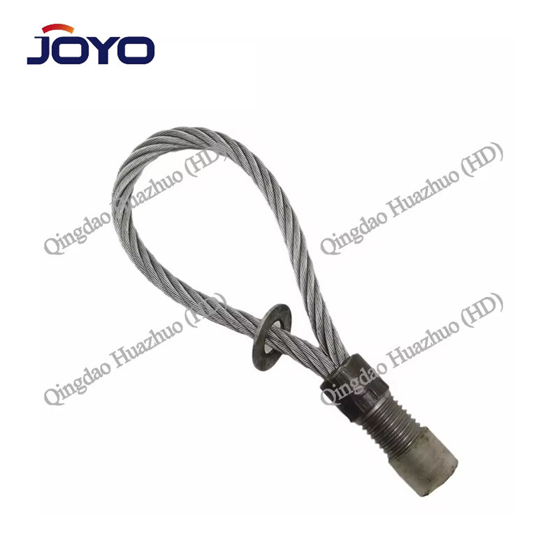 ISO certification precast concrete lifting loop with round thread