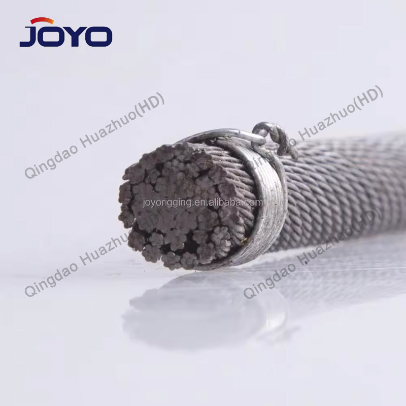 Ungalvanized 35W X 7 steel wire rope for crane , 1770MPa , RHRL , 1000Mtrs /reel