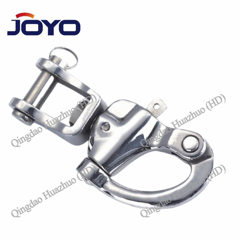 STAINLESS STEEL SNAP SHACKLE WITH FORGED SWIVEL JAW,a.i.s.i 304 or 316
