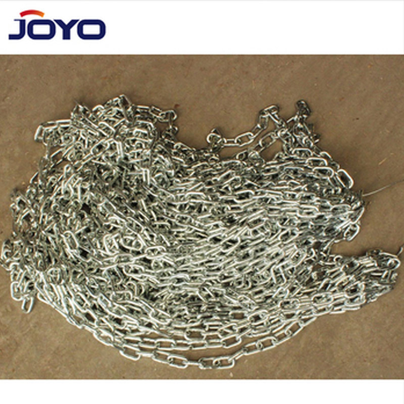 G30 alloy Polished Galvanized steel middle link metal chains