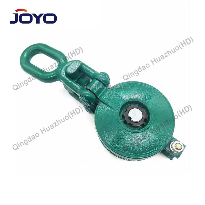 Heavy duty rigging single sheave swivel eye type Marine Snatch guide ...