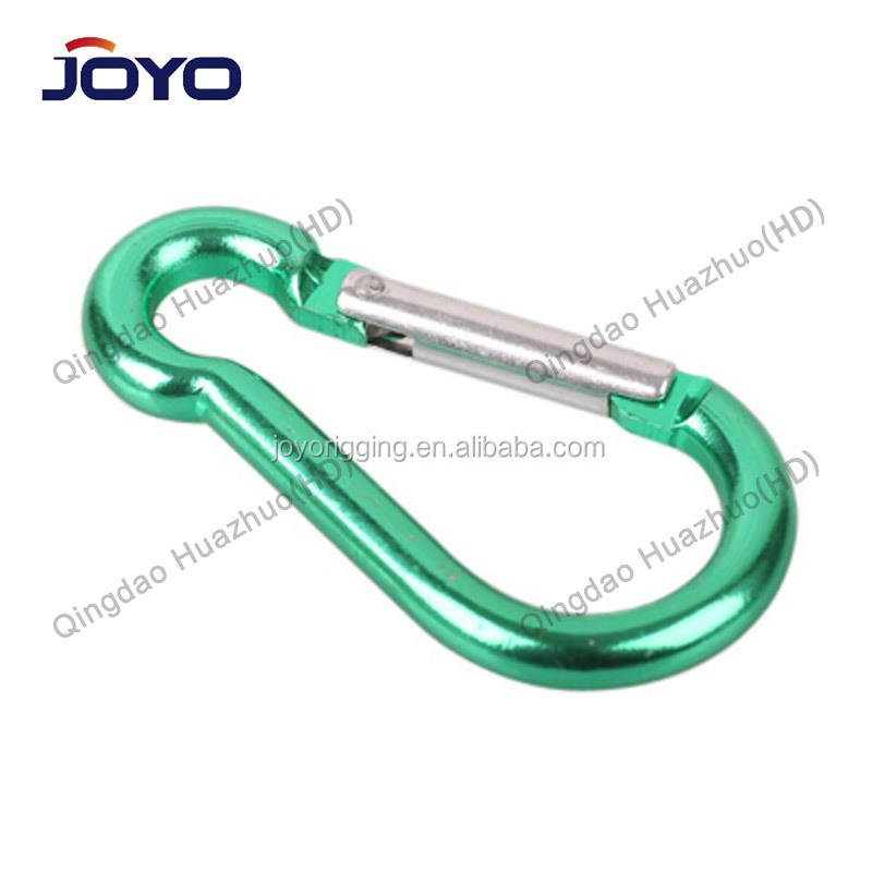 China manufacturer aluminium colorful Carabiner spring Snap Hook