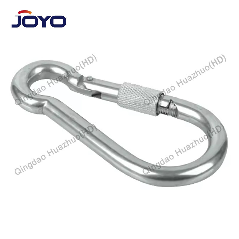 Galvanized Carabiner Safety Climbing Snap Hook With Screw