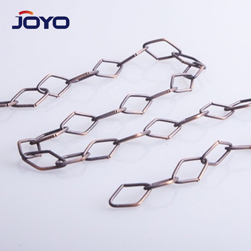 China manufacturer decorative chain diamond link chain,ISO9001