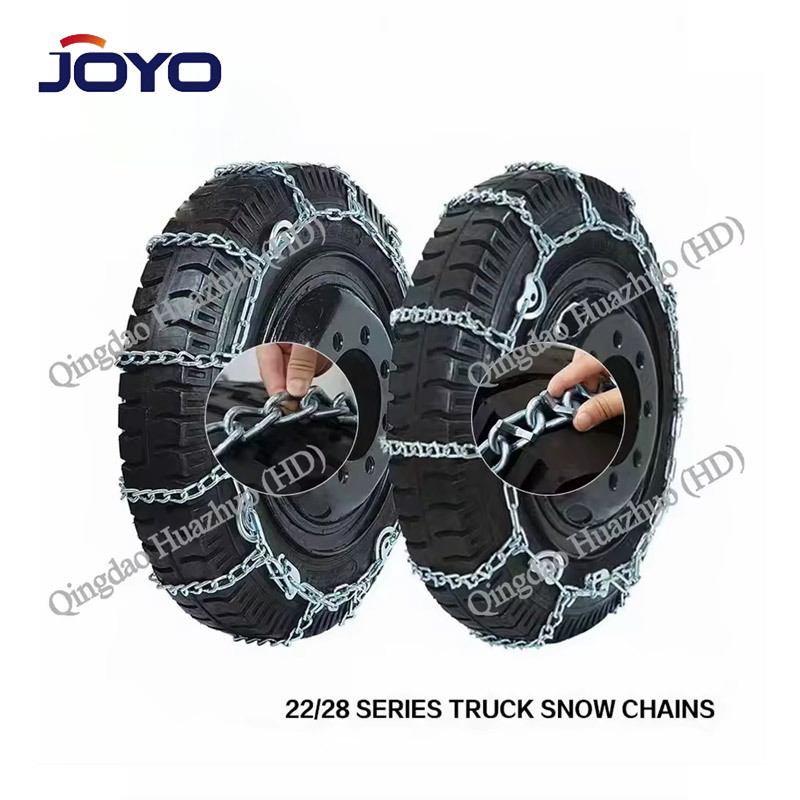 Anti-skid chains galvanized snow tire chains alloy steel 22/28 truck snow chain