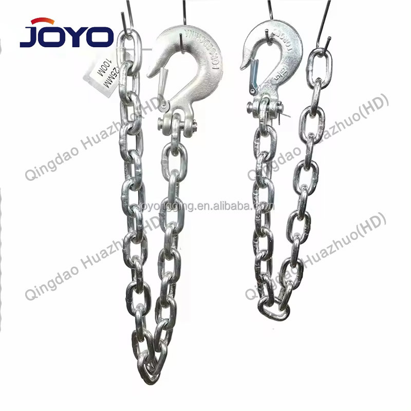 Trailer Safety Chain for Towing with Clevis Slip Hook