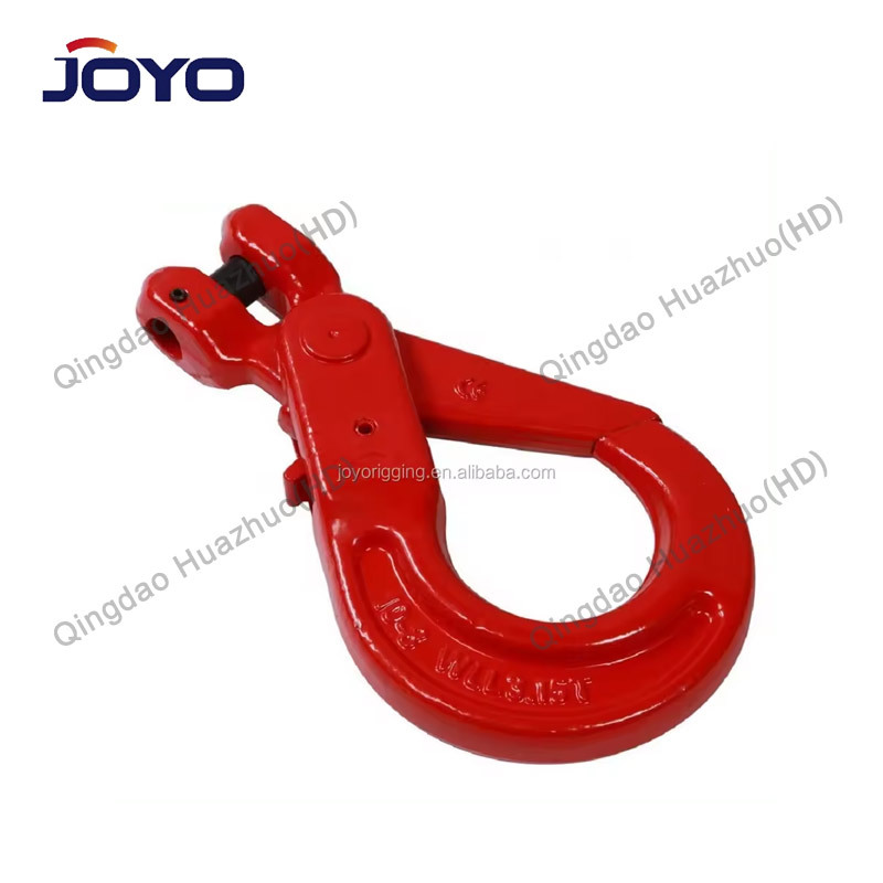 High quality rigging of G80 Drop Forged alloy Steel Self lock safety Lifting Clevis Slip hooks