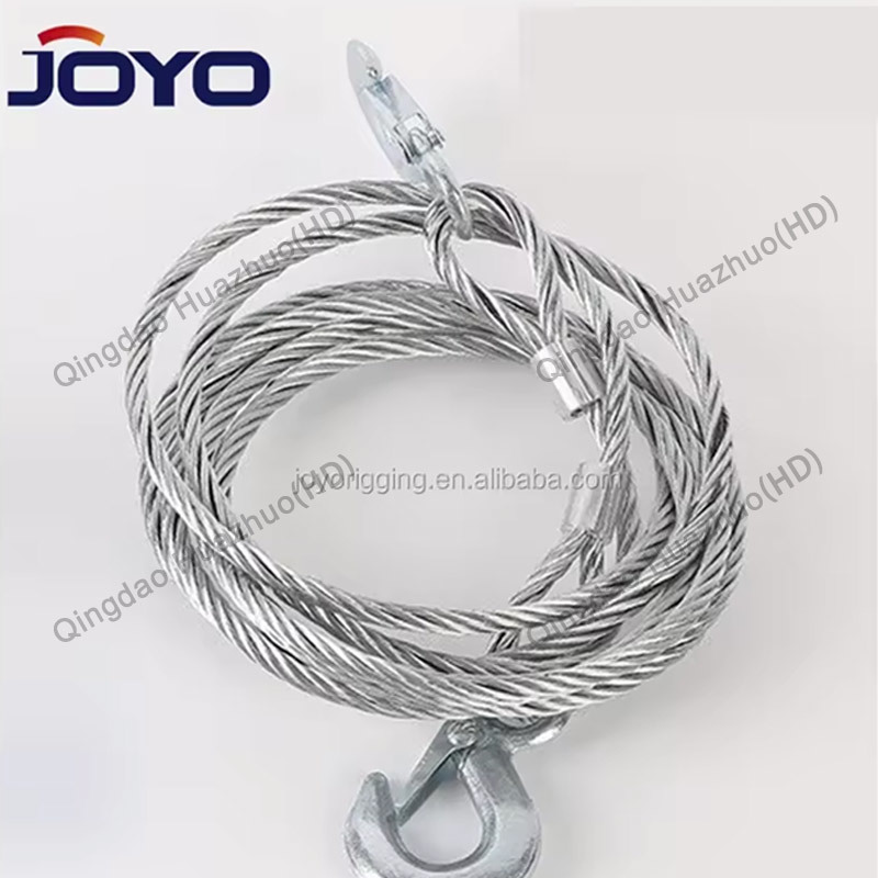 Galvanized wire rope sling with double loop on the ends,ISO9001
