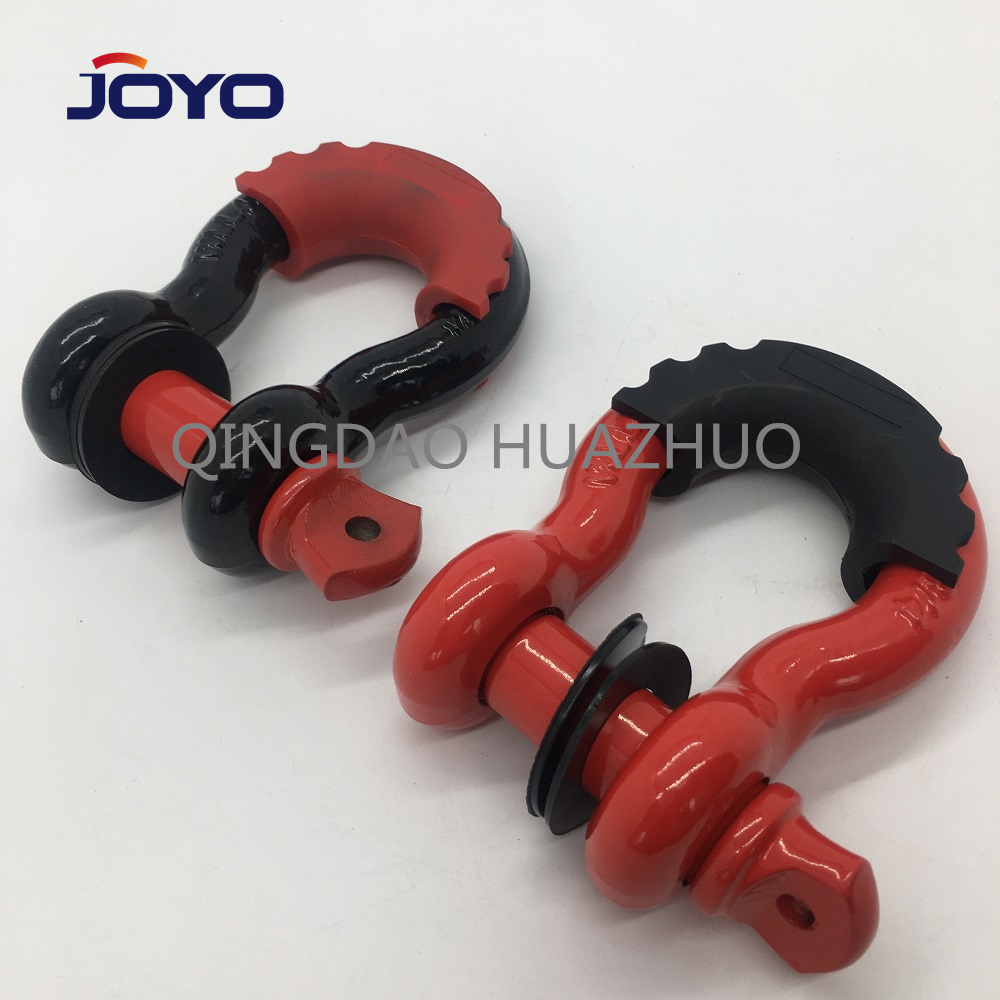 Hitch Receiver 4.75T Alloy Steel Drop Forged 3/4 Screw Pin Tow Shackle for Truck Jeep, ISO9001