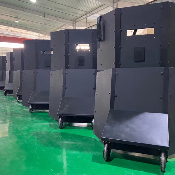 Wheel-type Bulletproof Shield