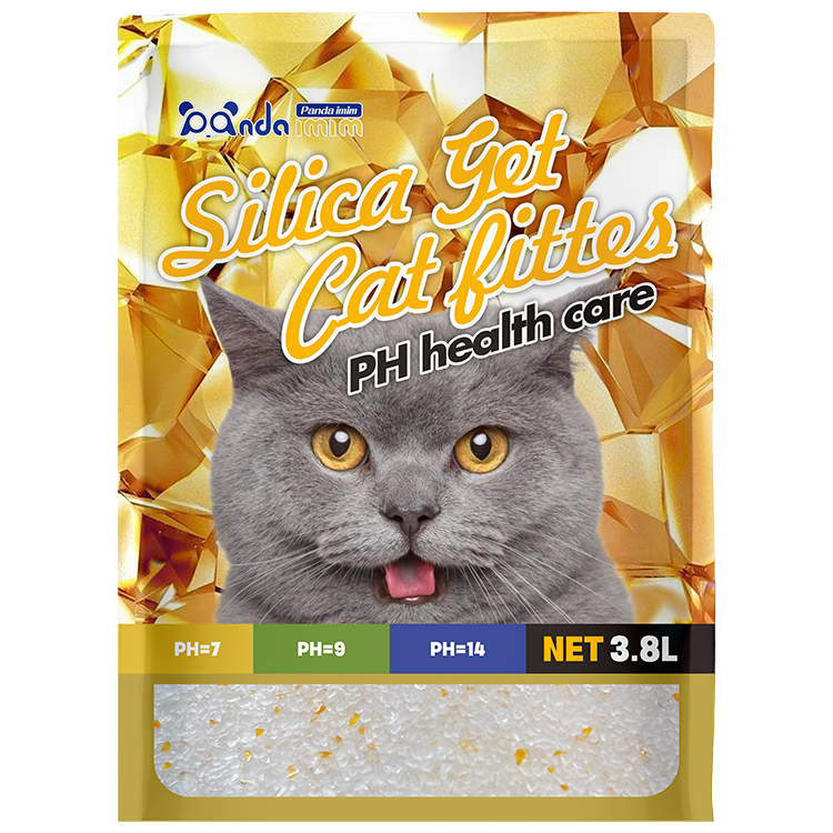 Crystal cat litter