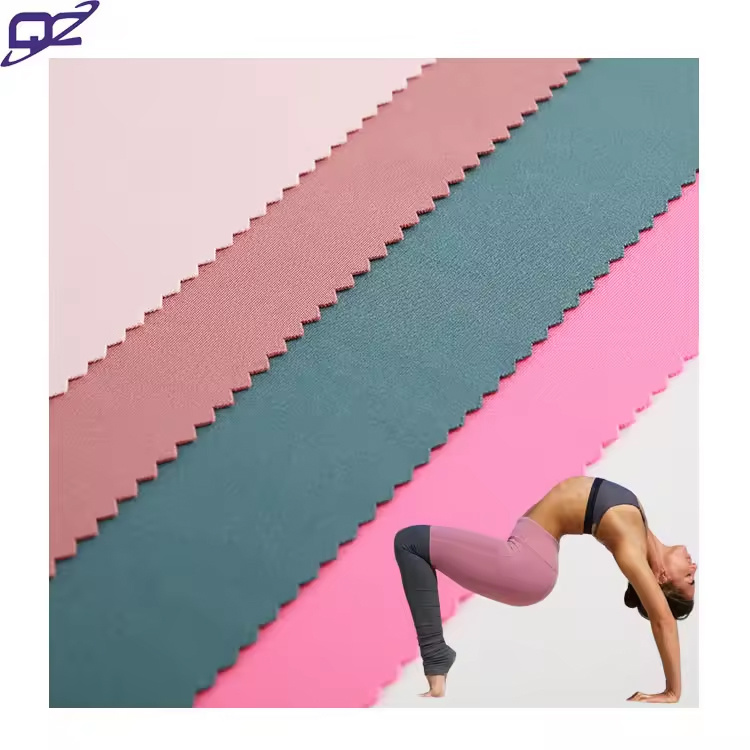 Manufacture New Arrival Sport 4 Way Stretch Wicking Breathable 88/12 Polyester Micro Interlock Fabric For Yoga Wear